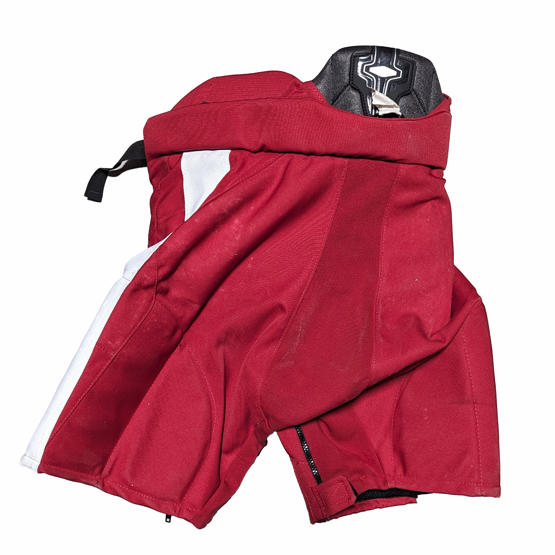 Bauer Nexus - Pantalon de hockey d'occasion pour femme (rouge/blanc)